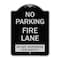 Signmission No Parking Fire Lane Do Not Jeopardize Our Heavy-Gauge Aluminum Sign, 24" x 18", BS-1824-23730 A-DES-BS-1824-23730 - alternate 1